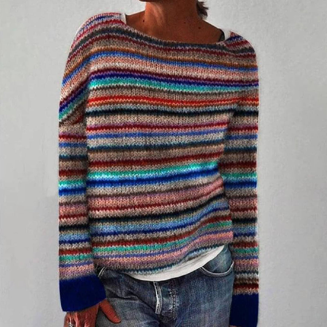 Ella™ - Patogus Retro Megztinis