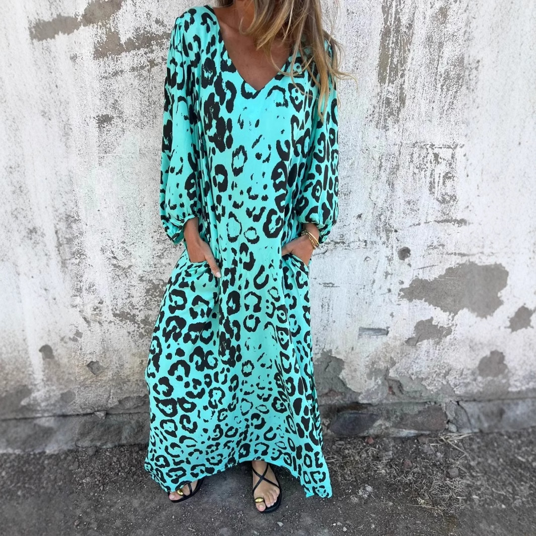 Denise | Leopardo Rašto Suknelė