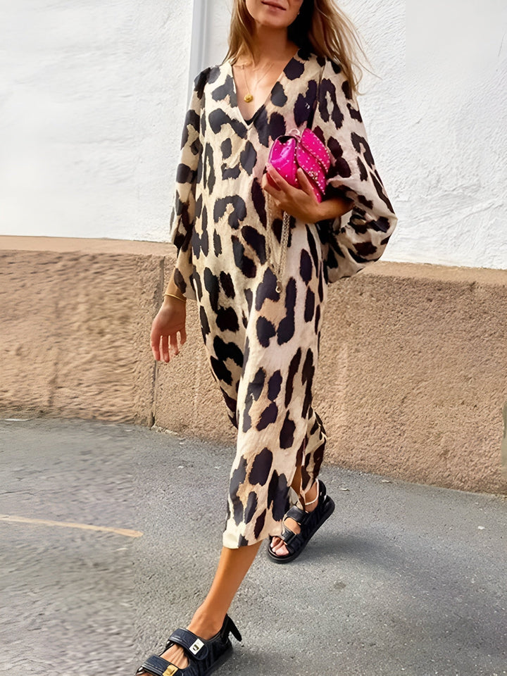 Silvie | Drąsus ir Stilingas Leopardo Suknelė
