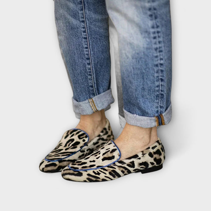 Greer – Leopardo Rašto Patogūs Mokasinai