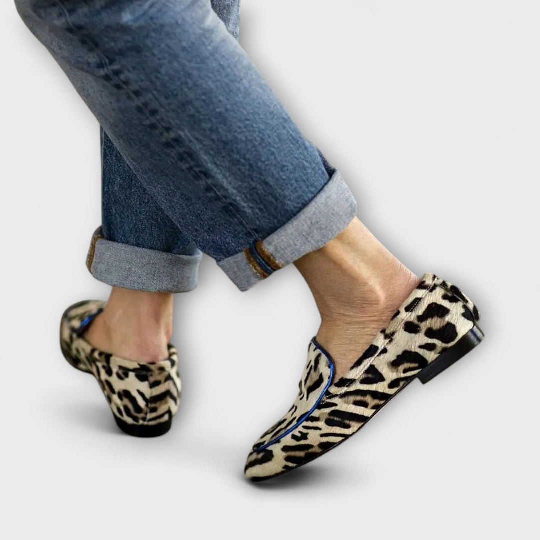 Greer – Leopardo Rašto Patogūs Mokasinai
